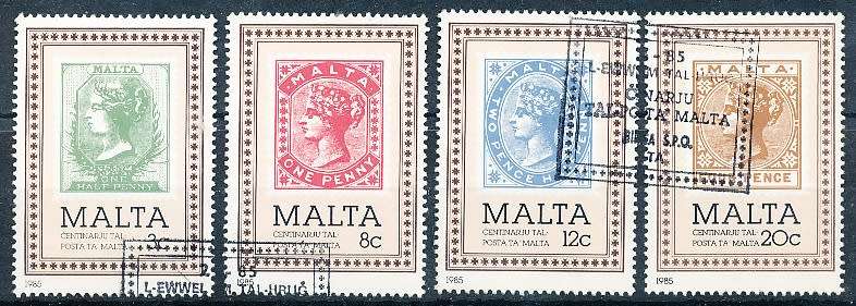 MALTA 1985 -      Anniversary of Malta Post Office  -  FULL SET    -  FINE USED