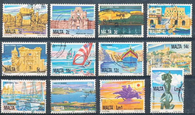 MALTA 1985 -       Maltese Islands  -  FULL SET    -  FINE USED