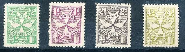 MALTA 1967/70   -  POSTAGE DUES   -  FULL SET    -  MINT