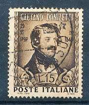 ITALY  1948   -  Death of Donizetti  SINGLE ISSUE      -  FINE USED