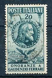 ITALY  1950   -   Death of Ferrari  SINGLE ISSUE      -  FINE USED