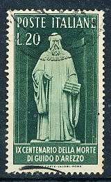 ITALY  1950   -    Death of Arezzo  SINGLE ISSUE      -  FINE USED