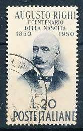 ITALY  1950   -  Birth of Righi  SINGLE ISSUE      -  FINE USED