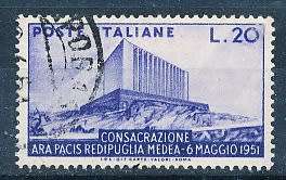 ITALY  1951   -  Altar of Peace, Medea  SINGLE ISSUE      -  FINE USED