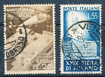 ITALY  1951   -    Milan Trade Fair   FULL   SET     -  FINE USED