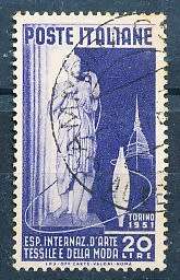 ITALY  1951   -  Textile Exhibition - Turin   SINGLE ISSUE      -  FINE USED