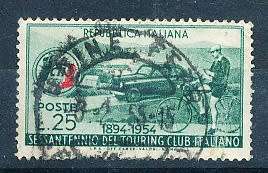 ITALY  1954   -   Italian Touring Club   SINGLE ISSUE      -  FINE USED