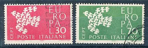 ITALY  1961   -  EUROPA Stamps  FULL SET  -  FINE USED