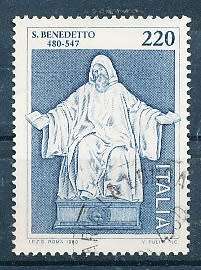 ITALY  1980   - St. Benedict of Nursia  SINGLE ISSUE     -  FINE  USED