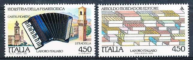 ITALY  1989   -    Industries  FULL SET     -  FINE  MINT