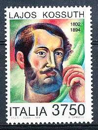 ITALY  1994   -    Lajos Kossuth  SINGLE ISSUE    -  FINE  MINT