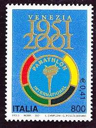 ITALY  2001   -  International Panathlon  SINGLE ISSUE    -  FINE  MINT