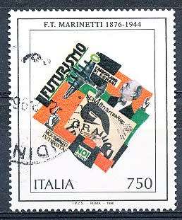 ITALY  1996   -   Marinetti, Science Fiction Writer   SINGLE ISSUE    -  FINE  USED
