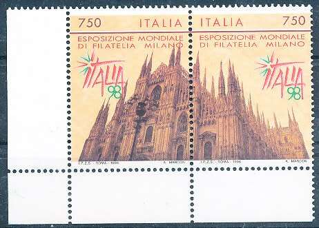 ITALY  1996   -  Philatelic Exhibition - ITALIA '98   FULL SET    -  FINE  MINT