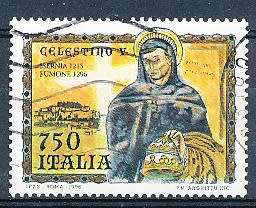 ITALY  1996   -  Death of St.Celestine V   SINGLE ISSUE     -  FINE  USED