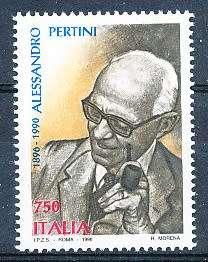 ITALY  1996   -    Alessandro Pertini    SINGLE ISSUE     -  FINE  MINT