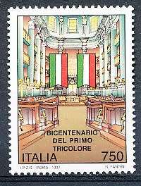 ITALY  1997   -   First Italian Tricolor  SINGLE ISSUE     -  FINE  MINT