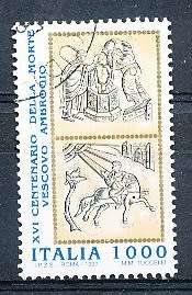 ITALY  1997   -     Death of St. Ambrogio   SINGLE ISSUE     -  FINE  USED