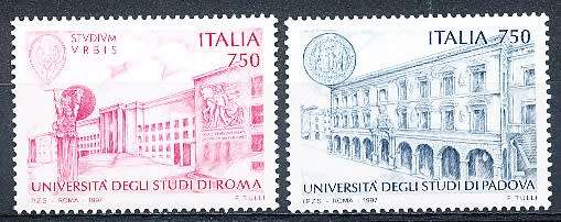 ITALY  1997   -    University of Padua/ROME  FULL SET     -  FINE  MINT
