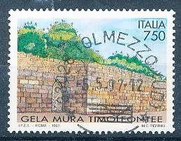 ITALY  1997   -    Archaeological Walls of Gela  SINGLE ISSUE     -  FINE  USED