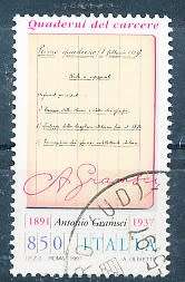 ITALY  1997   -   Death of Antonio Gramsci  SINGLE ISSUE     -  FINE  USED