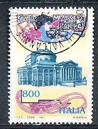 ITALY  1997   -  Theatre of Palermo   SINGLE ISSUE     -  FINE  USED