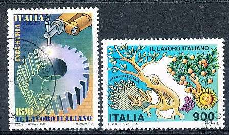 ITALY  1997   -   Italian Work  FULL SET -  FINE  USED