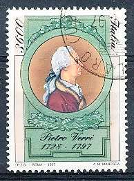 ITALY  1997   - Death of Pietro Verri  SINGLE ISSUE -  FINE  USED