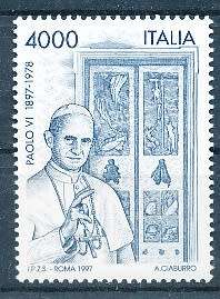 ITALY  1997   -    Birth of Pope Paul VI  SINGLE ISSUE -  FINE  MINT