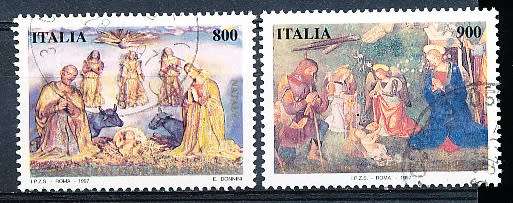 ITALY  1997   -  Christmas  FULL SET  -  FINE  USED