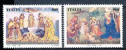 ITALY  1997   -  Christmas  FULL SET  -  FINE  MINT