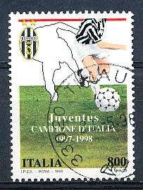 ITALY  1998   - Football Champions - Juventus  SINGLE ISSUE -  FINE  USED