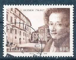 ITALY  1998   -   Giacomo Leopardi  SINGLE ISSUE -  FINE  USED