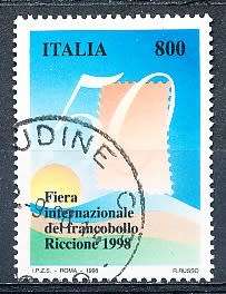 ITALY  1998   -    Stamp Fair, Riccione  SINGLE ISSUE -  FINE  USED