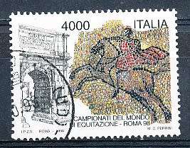 ITALY  1998   -   Equestrian Championship  SINGLE ISSUE -  FINE  USED