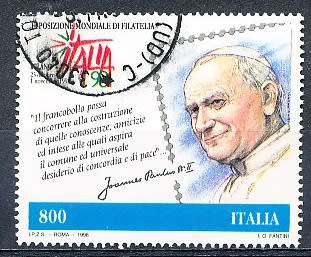 ITALY  1998   -  World Stamp Exhibition, Milan   SINGLE ISSUE -  FINE  USED