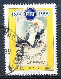 ITALY  1999   -    Foundation of the Fiat   SINGLE ISSUE    -  FINE  USED