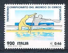 ITALY  1999   -     Championship in Canoeing  SINGLE ISSUE    -  FINE  MINT