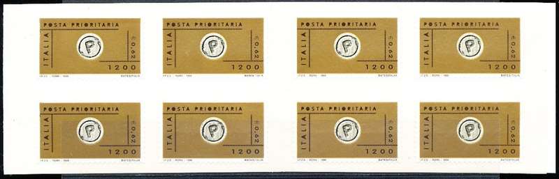 ITALY  1999   -   Priority Mail  COMPLETE  BOOKLET    -  FINE  MINT