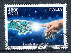 ITALY  1999   -  Toward Year 2000   SINGLE ISSUE    -  FINE  USED