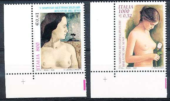 ITALY  2000   -   Breast Diseases   FULL SET     -  FINE  MINT