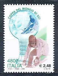ITALY  2000   -     World Skiing Championship  SINGLE ISSUE     -  FINE  MINT