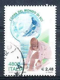 ITALY  2000   -     World Skiing Championship  SINGLE ISSUE     -  FINE  USED