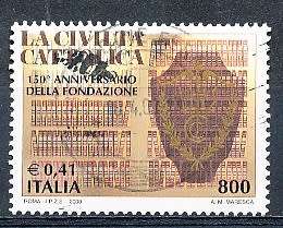 ITALY  2000   -    Civilization Catholic  SINGLE ISSUE     -  FINE  USED