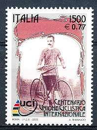 ITALY  2000   -    International Cycling Union  SINGLE ISSUE     -  FINE  MINT