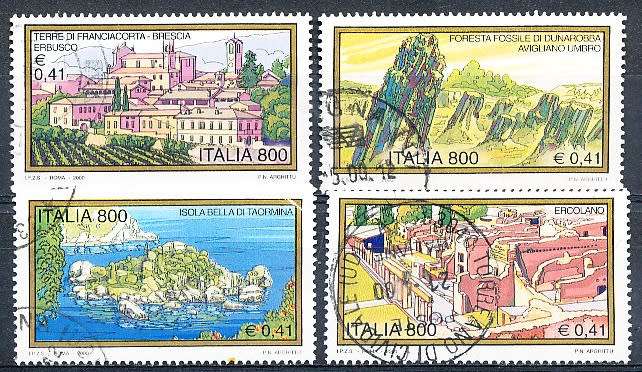 ITALY  2000   -    Tourism - 27th Issue FULL SET     -  FINE  USED