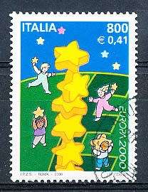 ITALY  2000   -    EUROPA Stamp  SINGLE ISSUE     -  FINE  USED