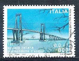 ITALY  2000   -  Italian Society of Water   SINGLE ISSUE     -  FINE  USED