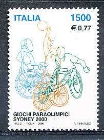 ITALY  2000   -  Paralympic Games -  Australia  SINGLE ISSUE     -  FINE  MINT