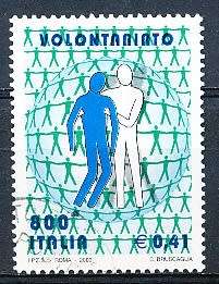 ITALY  2000   -  Volunteers  SINGLE ISSUE     -  FINE  USED